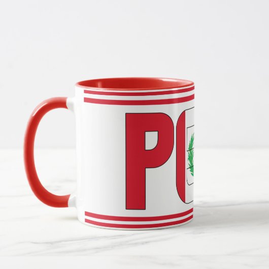 Peru National Flag Patriotic Coffee Mok (Links)