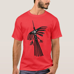 Peru Nazca leidt de Hummingbird condor silhouette T-shirt