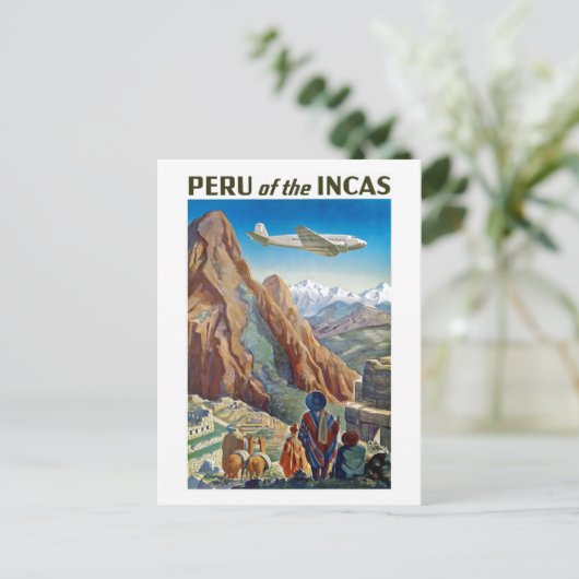 Peru of the Incas Briefkaart (Staand voorkant)