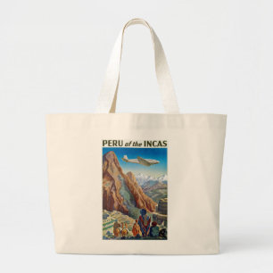 Peru of the Incas Grote Tote Bag