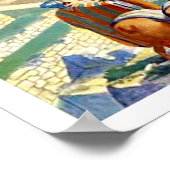 Peru of the Incas, mountains, vintage-reis Poster (Hoek)