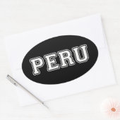 Peru Ovale Sticker (Envelop)