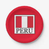 Peru Papieren Bordje (Voorkant)