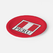 Peru Papieren Bordje (Gekanteld)