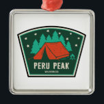 Peru Peak Wilderness Vermont Camping Metalen Ornament<br><div class="desc">The Peru Peak Wilderness is one of eight wilderness areas in the Green Mountain National Forest in the U.S. state of Vermont.</div>