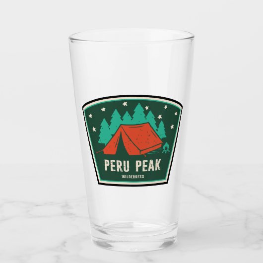 Peru Peak Wilderness Vermont Kamperen Glas (Voorkant)