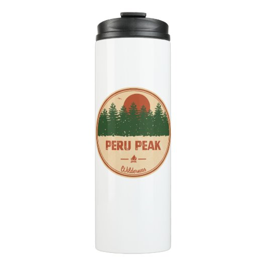 Peru Peak Wilderness Vermont Thermosbeker (Voorkant)