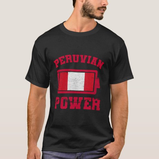 Peru Per㺠Peruaanse vlag Trots Peruano Peruana Ba T-shirt (Voorkant)