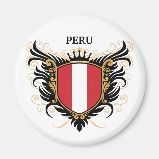 Peru [personaliseren] magneet (Voorkant)
