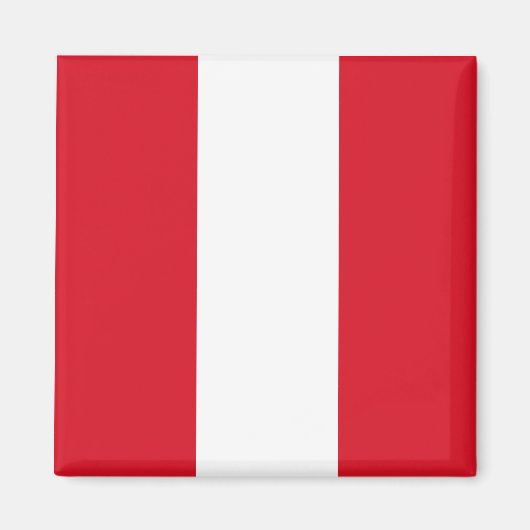 Peru (Peruaanse) vlag Magneet (Voorkant)