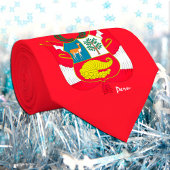 Peru & Peruaanse vlag, mode embleem Stropdas