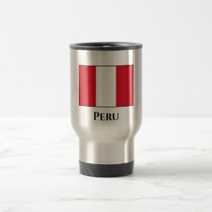 Peru (Peruaanse) vlag Reisbeker
