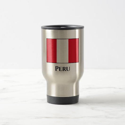 Peru (Peruaanse) vlag Reisbeker (Center)