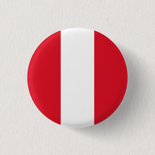 Peru (Peruaanse) vlag Ronde Button 3,2 Cm (Voorkant)
