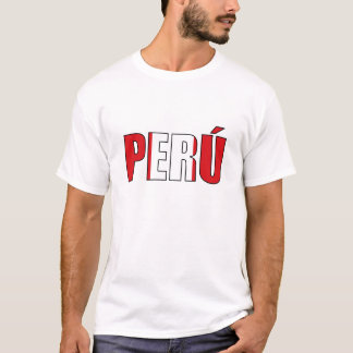 Peru Peruaanse vlag T-shirt