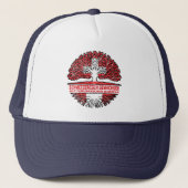 Peru Peruanisch Schweizer Schweiz Baum Wurzel Trucker Pet (Voorkant)