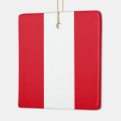 Peru (Peruviaanse) Vlag  Keramisch Ornament (Links)