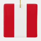Peru (Peruviaanse) Vlag  Keramisch Ornament (Achterkant)
