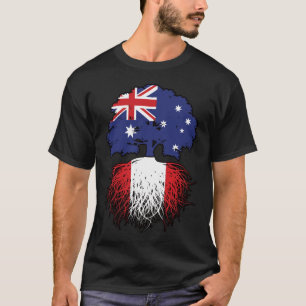 Peru Peruvian Australian Tree Roots Flag T-shirt