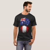 Peru Peruvian Australian Tree Roots Flag T-shirt (Voorkant volledig)