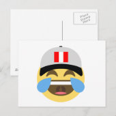 Peru Pet Laughing Emoji Briefkaart (Voorkant / Achterkant)