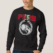 Peru Ping Pong   Peruvian Table Tennis Team Suppor Trui (Voorkant)