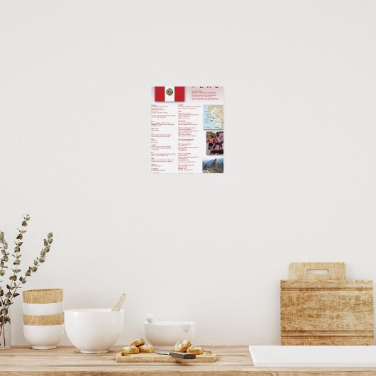 Peru Poster (Keuken)