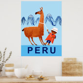 Peru-reisposter Poster (Keuken)
