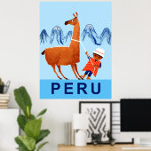 Peru-reisposter Poster (Thuiskantoor)
