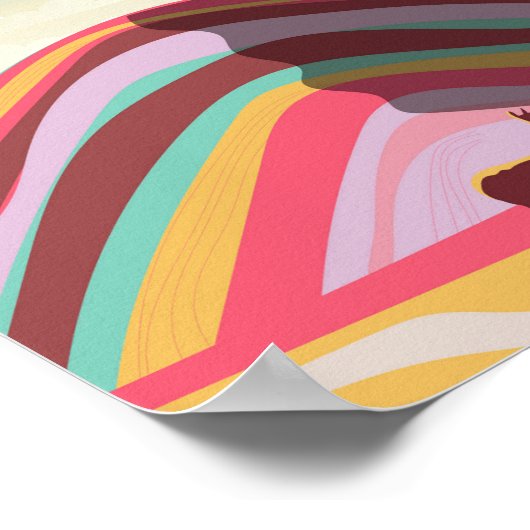 Peru-reisposter Poster (Hoek)