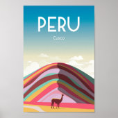 Peru-reisposter Poster (Voorkant)