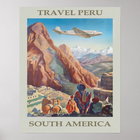  Peru ?Reizen Poster (Voorkant)