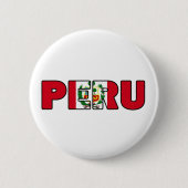 Peru Ronde Button 5,7 Cm (Voorkant)