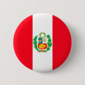 Peru Ronde Button 5,7 Cm (Voorkant)