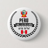 Peru Ronde Button 5,7 Cm (Voorkant)