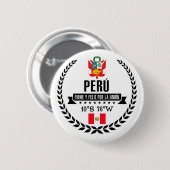 Peru Ronde Button 5,7 Cm (Voorkant /achterkant)
