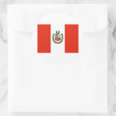 Peru Ronde Sticker (Tas)