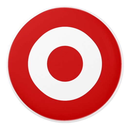 Peru rondel land vlag symbool militair leger avi keramische knop (Voorkant)