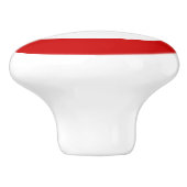 Peru rondel land vlag symbool militair leger avi keramische knop (Zijkant)