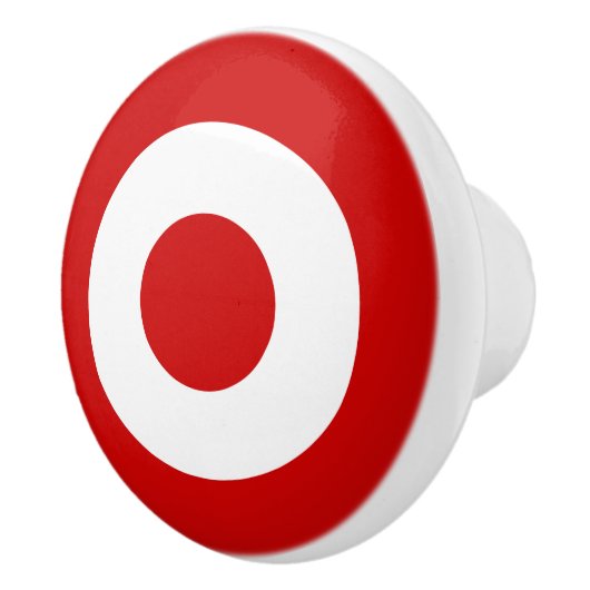 Peru rondel land vlag symbool militair leger avi keramische knop (Rechts)