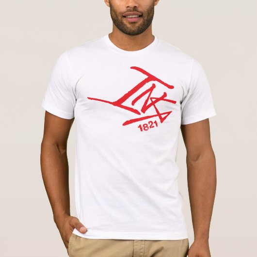 Peru Rough T Shirt - InKa1821 Label (Voorkant)