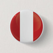 Peru Round Icon-vlag Ronde Button 3,2 Cm (Voorkant)