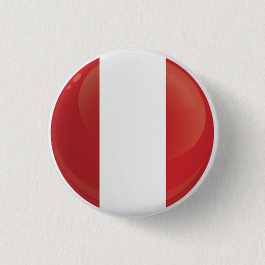 Peru Round Icon-vlag Ronde Button 3,2 Cm (Voorkant)
