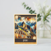 Peru |  schilderij briefkaart (Staand voorkant)