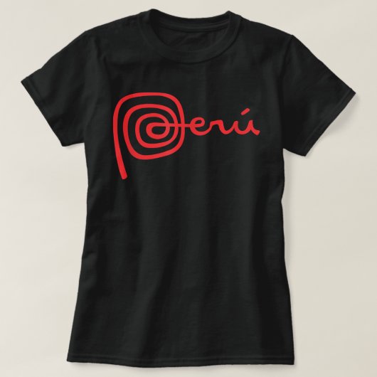 Peru Shirt Logo Marca Peru Nazca Lines (Design voorkant)