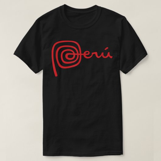 Peru Shirt Logo Marca Peru Nazca Lines (Design voorkant)