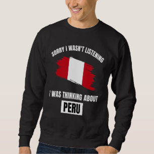 Peru, sorry dat ik niet luisterde naar Peru Trui