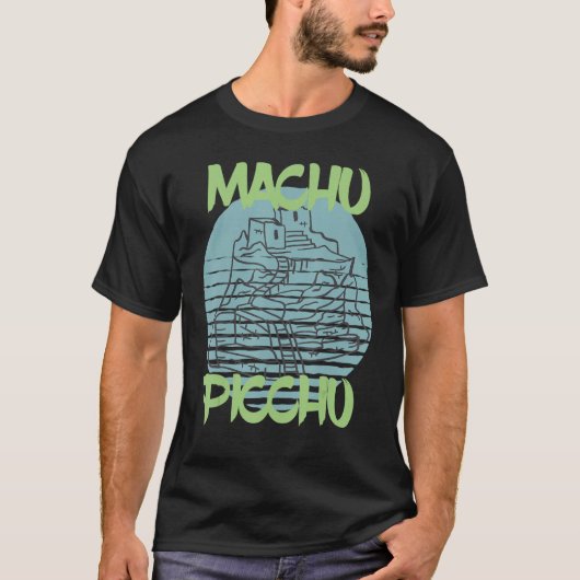 Peru Souvenir Machu Picchu Ruined city South Ameri T-shirt (Voorkant)