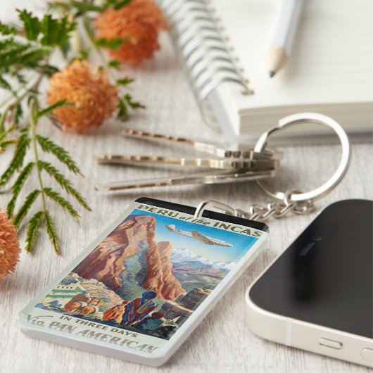 Peru  souvenirs sleutelhanger (Voorkant Rechts)