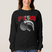 Peru Table Tennis   Support Peruvian Ping Pong Tea Trui (Voorkant)